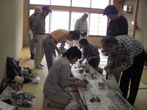 キノコ観察会　吉沢でキノコの観察会を開催しました。