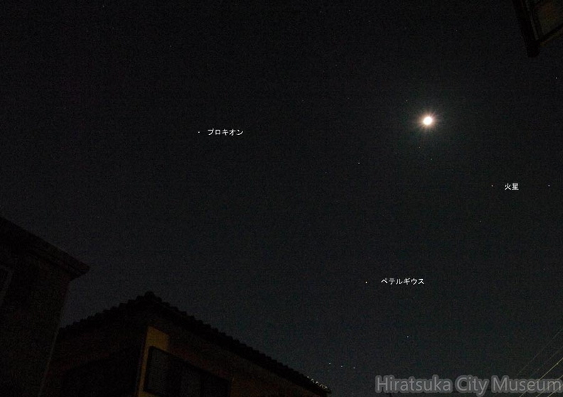 月と火星（文字入り）2021.04.18市内（撮影　剱持瑞穂）.jpg