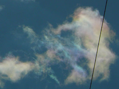 彩雲の写真：2007年2月28日劔持瑞穂さん撮影