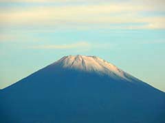 富士山初冠雪２
